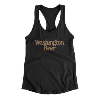 Washington Beer Women's Racerback Tank-Allegiant Goods Co. Vintage Sports Apparel