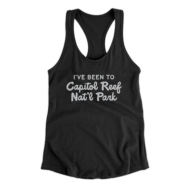 I've Been To Capitol Reef National Park Women's Racerback Tank-Allegiant Goods Co. Vintage Sports Apparel