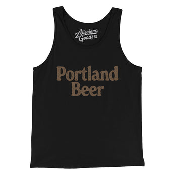 Portland Beer Men/Unisex Tank Top-Allegiant Goods Co. Vintage Sports Apparel