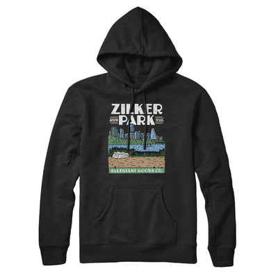 Zilker Park Hoodie-Black-Allegiant Goods Co. Vintage Sports Apparel