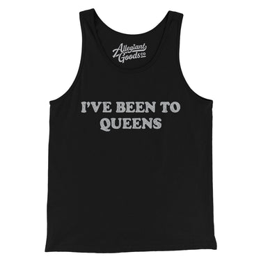 I've Been To Queens Men/Unisex Tank Top-Black-Allegiant Goods Co. Vintage Sports Apparel