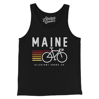 Maine Cycling Men/Unisex Tank Top-Allegiant Goods Co. Vintage Sports Apparel