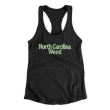 North Carolina Weed Women's Racerback Tank-Allegiant Goods Co. Vintage Sports Apparel