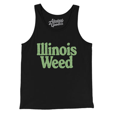 Illinois Weed Men/Unisex Tank Top-Allegiant Goods Co. Vintage Sports Apparel
