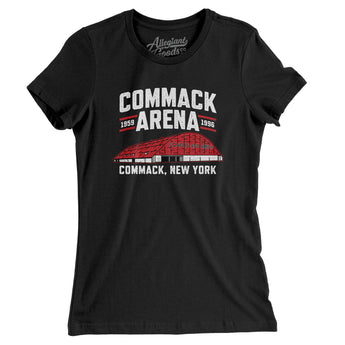 Commack Arena Women's T-Shirt-Allegiant Goods Co. Vintage Sports Apparel