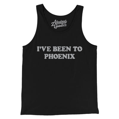 I've Been To Phoenix Men/Unisex Tank Top-Black-Allegiant Goods Co. Vintage Sports Apparel