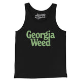 Georgia Weed Men/Unisex Tank Top-Black-Allegiant Goods Co. Vintage Sports Apparel