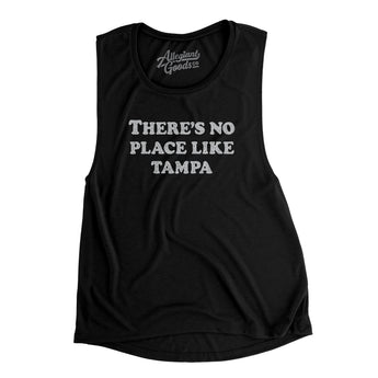 There's No Place Like Tampa Women's Flowey Scoopneck Muscle Tank-Allegiant Goods Co. Vintage Sports Apparel
