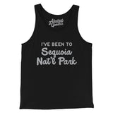 I've Been To Sequoia National Park Men/Unisex Tank Top-Black-Allegiant Goods Co. Vintage Sports Apparel