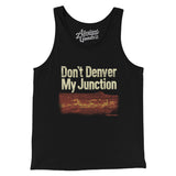 Don't Denver My Junction Men/Unisex Tank Top-Black-Allegiant Goods Co. Vintage Sports Apparel