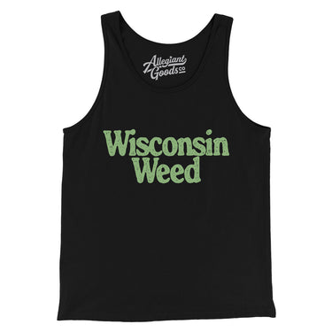 Wisconsin Weed Men/Unisex Tank Top-Allegiant Goods Co. Vintage Sports Apparel
