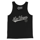 Las Vegas Vintage Script Men/Unisex Tank Top-Allegiant Goods Co. Vintage Sports Apparel