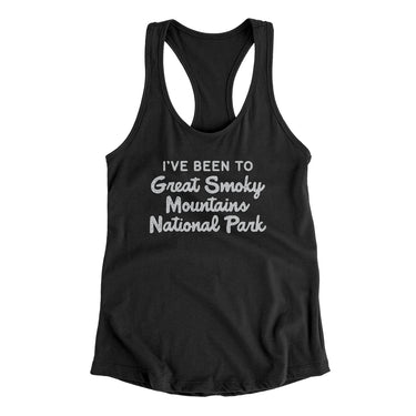 I've Been To Great Smoky Mountains National Park Women's Racerback Tank-Allegiant Goods Co. Vintage Sports Apparel