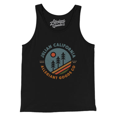 Julian California Retro Badge Men/Unisex Tank Top-Allegiant Goods Co. Vintage Sports Apparel