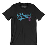 Miami Vintage Script Men/Unisex T-Shirt-Allegiant Goods Co. Vintage Sports Apparel