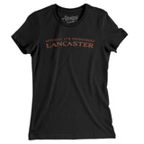 Actually It's Pronounced Lancaster Women's T-Shirt-Black-Allegiant Goods Co. Vintage Sports Apparel