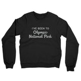 I've Been To Olympic National Park Midweight French Terry Crewneck Sweatshirt-Allegiant Goods Co. Vintage Sports Apparel