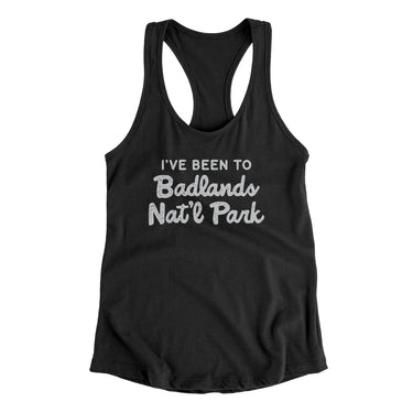 I've Been To Badlands National Park Women's Racerback Tank-Allegiant Goods Co. Vintage Sports Apparel