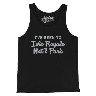 I've Been To Isle Royale National Park Men/Unisex Tank Top-Allegiant Goods Co. Vintage Sports Apparel
