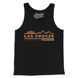Las Cruces Mountain Sunset Men/Unisex Tank Top-Black-Allegiant Goods Co. Vintage Sports Apparel