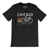 Chicago Cycling Men/Unisex T-Shirt-Black-Allegiant Goods Co. Vintage Sports Apparel
