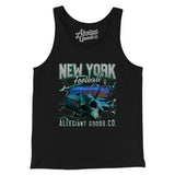 New York Football Throwback Mascot Men/Unisex Tank Top-Allegiant Goods Co. Vintage Sports Apparel