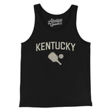 Kentucky Pickleball Men/Unisex Tank Top-Black-Allegiant Goods Co. Vintage Sports Apparel