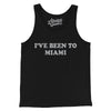 I've Been To Miami Men/Unisex Tank Top-Black-Allegiant Goods Co. Vintage Sports Apparel