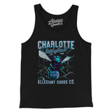 Charlotte Basketball Throwback Mascot Men/Unisex Tank Top-Allegiant Goods Co. Vintage Sports Apparel
