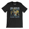 Los Angeles Football Throwback Mascot - Ram Men/Unisex T-Shirt-Black-Allegiant Goods Co. Vintage Sports Apparel