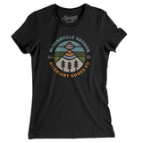 Mcminnville Oregon Retro Badge Women's T-Shirt-Black-Allegiant Goods Co. Vintage Sports Apparel