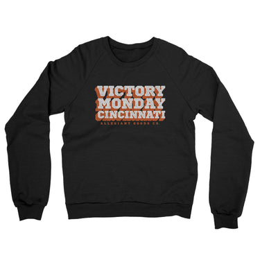 Victory Monday Cincinnati Midweight French Terry Crewneck Sweatshirt-Allegiant Goods Co. Vintage Sports Apparel