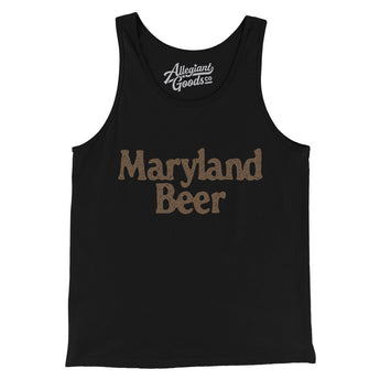Maryland Beer Men/Unisex Tank Top-Allegiant Goods Co. Vintage Sports Apparel