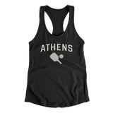 Athens Pickleball Women's Racerback Tank-Black-Allegiant Goods Co. Vintage Sports Apparel