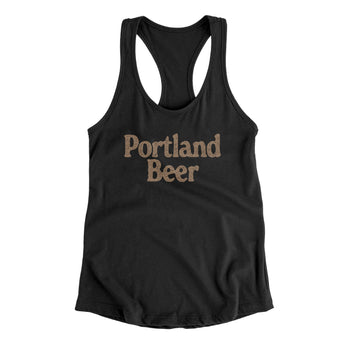 Portland Beer Women's Racerback Tank-Allegiant Goods Co. Vintage Sports Apparel