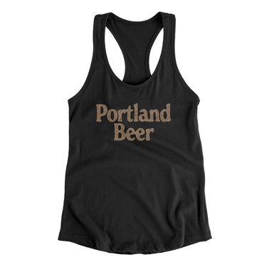 Portland Beer Women's Racerback Tank-Allegiant Goods Co. Vintage Sports Apparel
