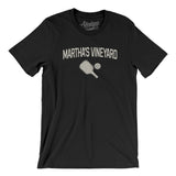 Martha's Vineyard Pickleball Men/Unisex T-Shirt-Black-Allegiant Goods Co. Vintage Sports Apparel