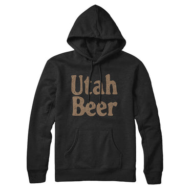 Utah Beer Hoodie-Allegiant Goods Co. Vintage Sports Apparel