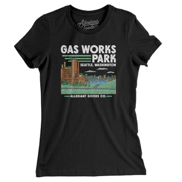Gas Works Park Women's T-Shirt-Allegiant Goods Co. Vintage Sports Apparel