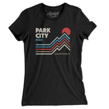 Park City Utah Women's T-Shirt-Black-Allegiant Goods Co. Vintage Sports Apparel