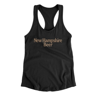 New Hampshire Beer Women's Racerback Tank-Allegiant Goods Co. Vintage Sports Apparel