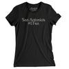 San Antonio's Number 1 Fan Women's T-Shirt-Black-Allegiant Goods Co. Vintage Sports Apparel