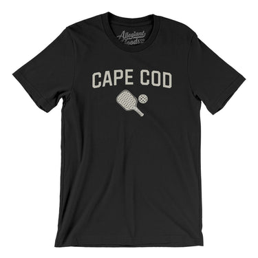 Cape Cod Pickleball Men/Unisex T-Shirt-Black-Allegiant Goods Co. Vintage Sports Apparel