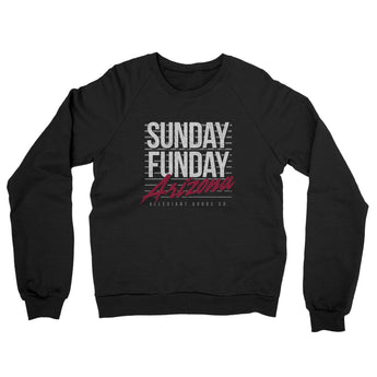 Sunday Funday Arizona Midweight French Terry Crewneck Sweatshirt-Allegiant Goods Co. Vintage Sports Apparel