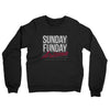 Sunday Funday Arizona Midweight French Terry Crewneck Sweatshirt-Black-Allegiant Goods Co. Vintage Sports Apparel