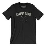 Cape Cod Golf Men/Unisex T-Shirt-Black-Allegiant Goods Co. Vintage Sports Apparel