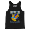 Denver Basketball Throwback Mascot Men/Unisex Tank Top-Black-Allegiant Goods Co. Vintage Sports Apparel