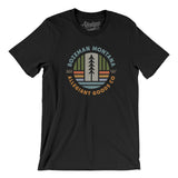 Bozeman Montana Retro Badge Men/Unisex T-Shirt-Black-Allegiant Goods Co. Vintage Sports Apparel