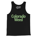Colorado Weed Men/Unisex Tank Top-Black-Allegiant Goods Co. Vintage Sports Apparel
