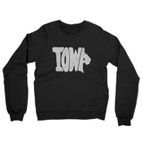 Iowa State Shape Text Midweight French Terry Crewneck Sweatshirt-Allegiant Goods Co. Vintage Sports Apparel